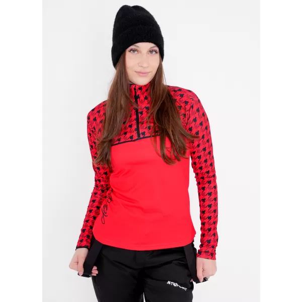  Frauenfunktionaler Thermo -Sweatshirt Premium ALTISPORT VOJ/ALW048TER03 ROT 