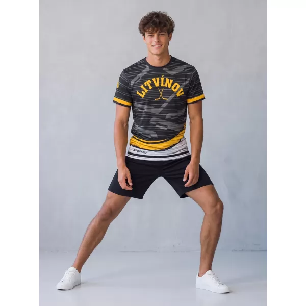  Funktionelles Premium-T-Shirt für Herren ALTISPORT VOJ/ALM046TR01 SCHWARZ 