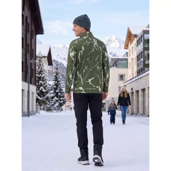  Funktionelle Thermo -Sweatshirt -Premium von Männern ALTISPORT VOJ/ALM052TER03 KHAKI 