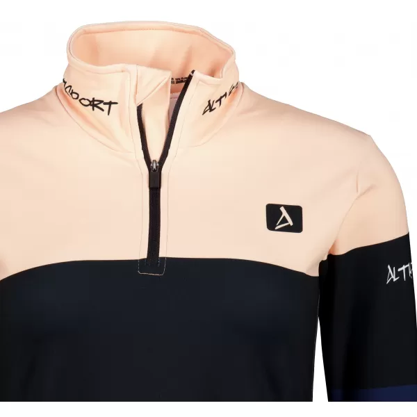  Frauenfunktionaler Thermo -Sweatshirt Premium ALTISPORT VOJ/ALW051TER03 ORANGE/BLAU 