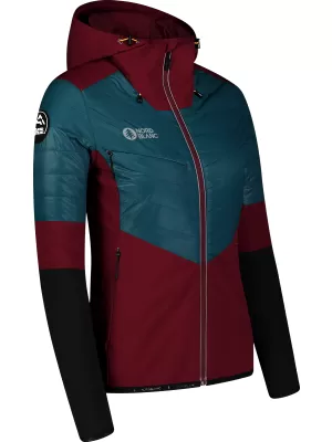 Sportjacke für Damen NORDBLANC ICEBERGS NBWJL8112 BURGUND