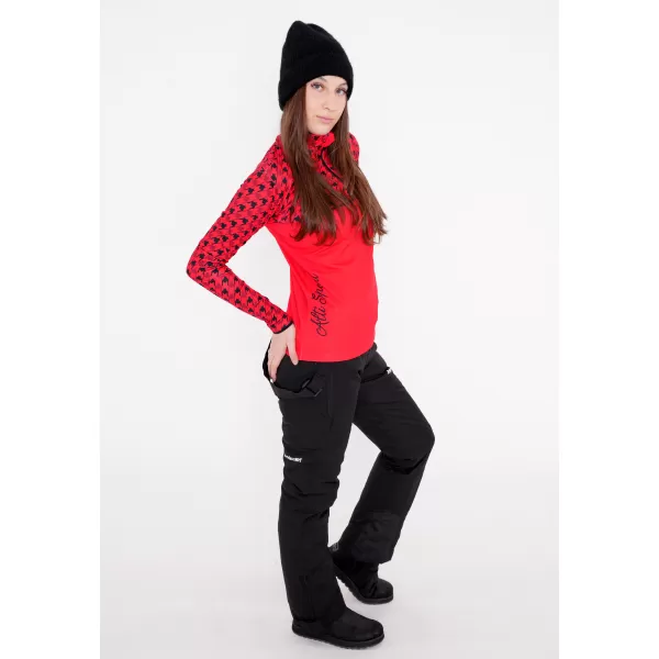  Frauenfunktionaler Thermo -Sweatshirt Premium ALTISPORT VOJ/ALW048TER03 ROT 