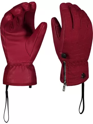 Skihandschuhe für Damen NORDBLANC WEB NBWG7864 BURGUND