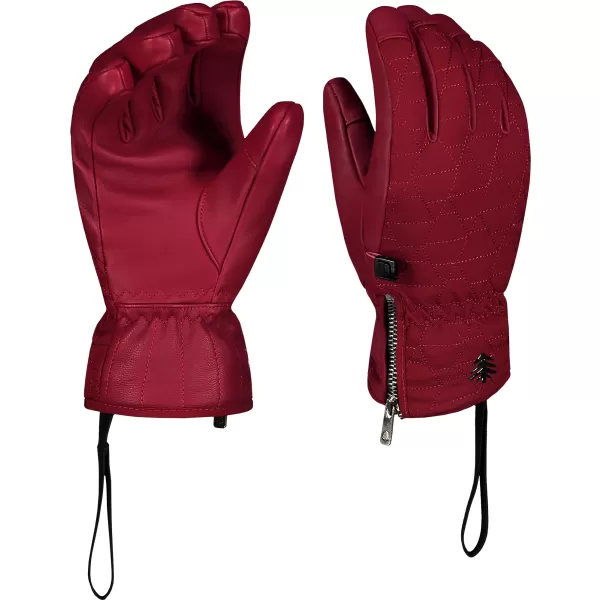  Skihandschuhe für Damen NORDBLANC WEB NBWG7864 BURGUND 