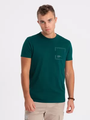 Hemd OMBRE OM-TSPT-0154 MARINE