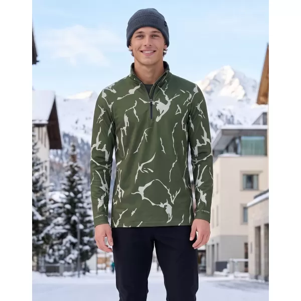  Funktionelle Thermo -Sweatshirt -Premium von Männern ALTISPORT VOJ/ALM052TER03 KHAKI 