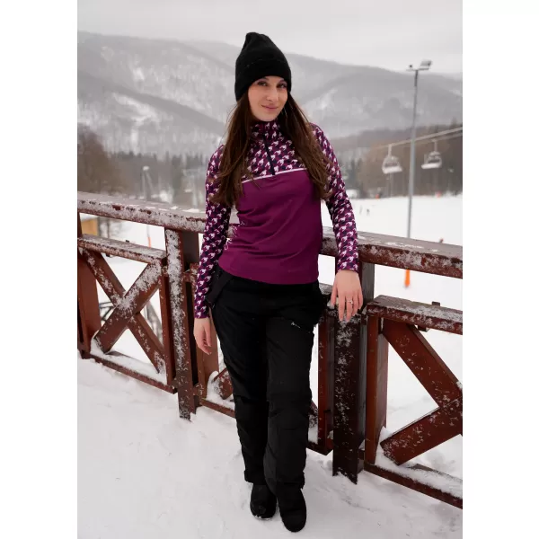  Frauenfunktionaler Thermo -Sweatshirt Premium ALTISPORT VOJ/ALW048TER03 LILA 