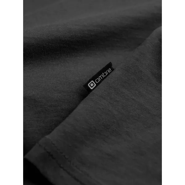  Herren t -Shirt mit einem langen Ärmel OMBRE OM-LSBL-0106 GRAPHIT 