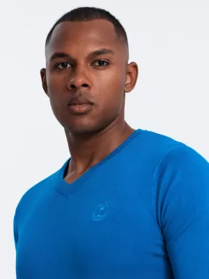 Herrenpullover OMBRE OM-SWBS-0107 BLAU