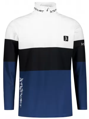 Funktionelle Thermo -Sweatshirt -Premium von Männern ALTISPORT VOJ/ALM051TER03 WEIß -BLAU