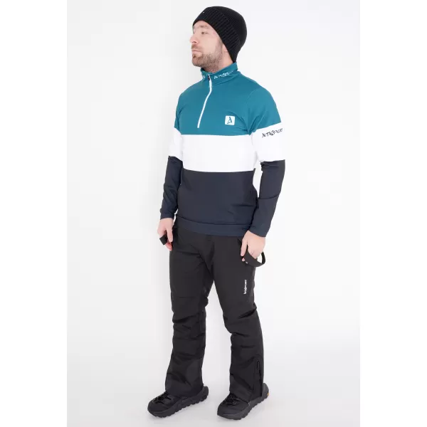  Funktionelle Thermo -Sweatshirt -Premium von Männern ALTISPORT VOJ/ALM051TER03 KEROSIN/SCHWARZ 