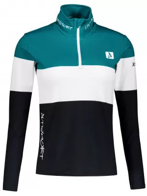 Frauenfunktionaler Thermo -Sweatshirt Premium ALTISPORT VOJ/ALW051TER03 KEROSIN-SCHWARZ