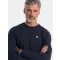 Herren t -Shirt mit einem langen Ärmel OMBRE OM-LSCL-0102 MARINEBLAU