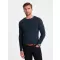 Herrenpullover OMBRE OM-SWBS-0106 MARINEBLAU