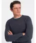 Herrenpullover OMBRE OM-SWSW-0103 MARINEBLAUE MELANGE