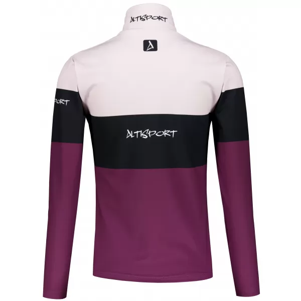  Frauenfunktionaler Thermo -Sweatshirt Premium ALTISPORT VOJ/ALW051TER03 BURGUND 