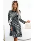 Kleid NUMOCO 576-1 OLIVEN MIT EINEM MUSTER