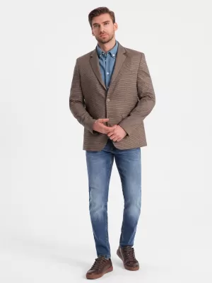 Jacke OMBRE OM-BLZB-0116 BRAUN
