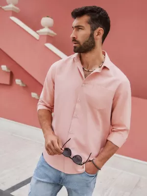 Hemd OMBRE OM-SHCS-0148 ROSA
