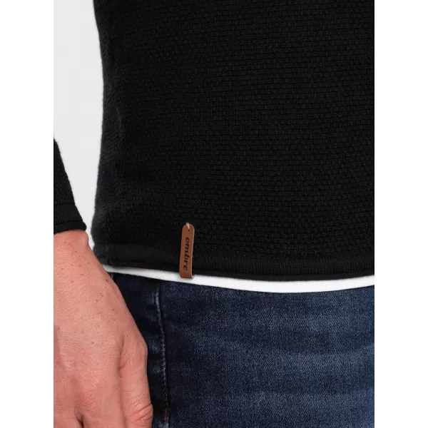  Herrenpullover OMBRE OM-SWSW-0103 SCHWARZ 