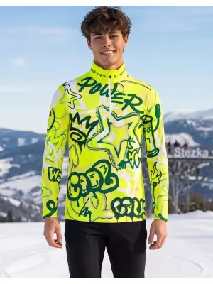 Funktionelle Thermo -Sweatshirt -Premium von Männern ALTISPORT VOJ/ALM054TER03 FLUO