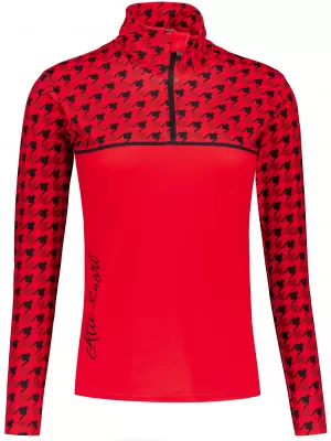 Frauenfunktionaler Thermo -Sweatshirt Premium ALTISPORT VOJ/ALW048TER03 ROT