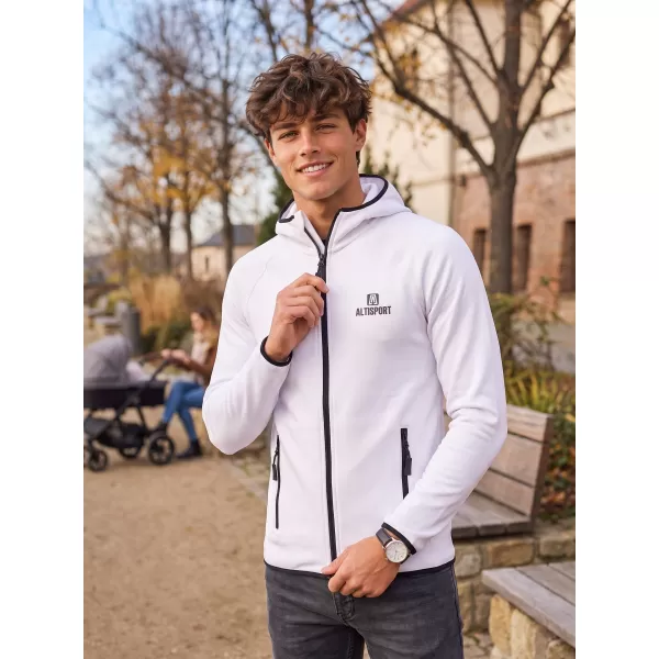  Herren funktionaler Sport -Sweatshirt ALTISPORT ALM006417 WEIß 