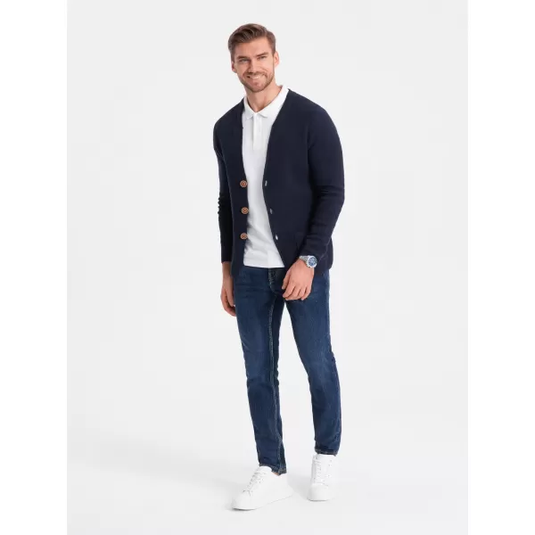  Herrenpullover OMBRE OM-SWCD-0109 MARINEBLAU 