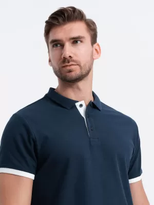 Hemd OMBRE OM-POSS-0113 MARINEBLAU