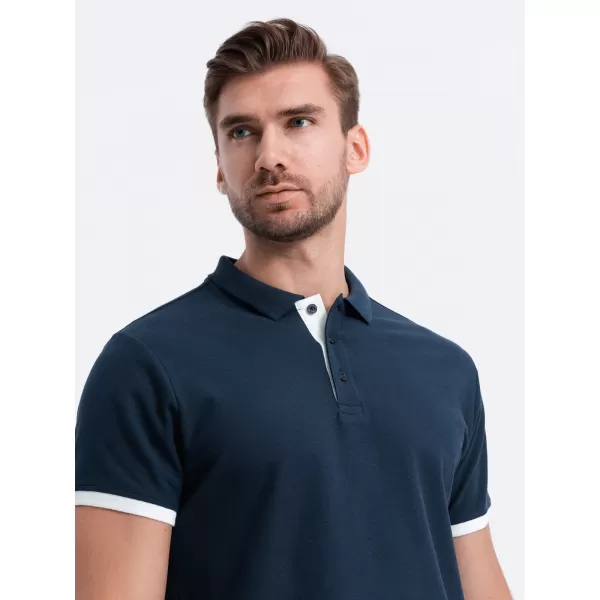  Hemd OMBRE OM-POSS-0113 MARINEBLAU 