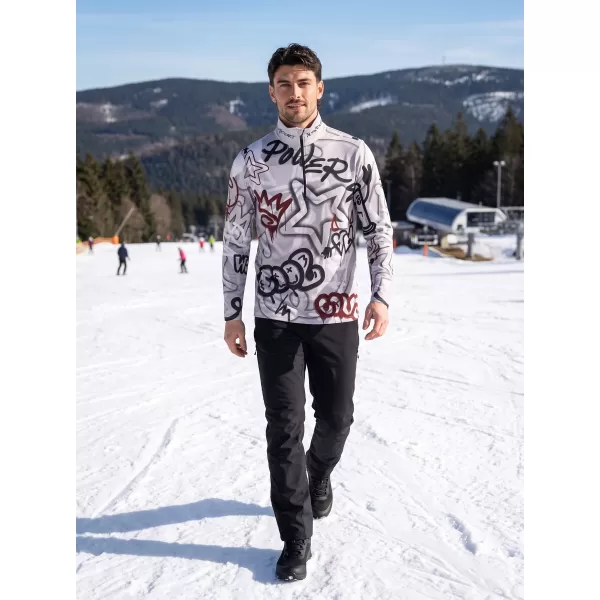  Funktionelle Thermo -Sweatshirt -Premium von Männern ALTISPORT VOJ/ALM054TER03 DUNKELGRAU 