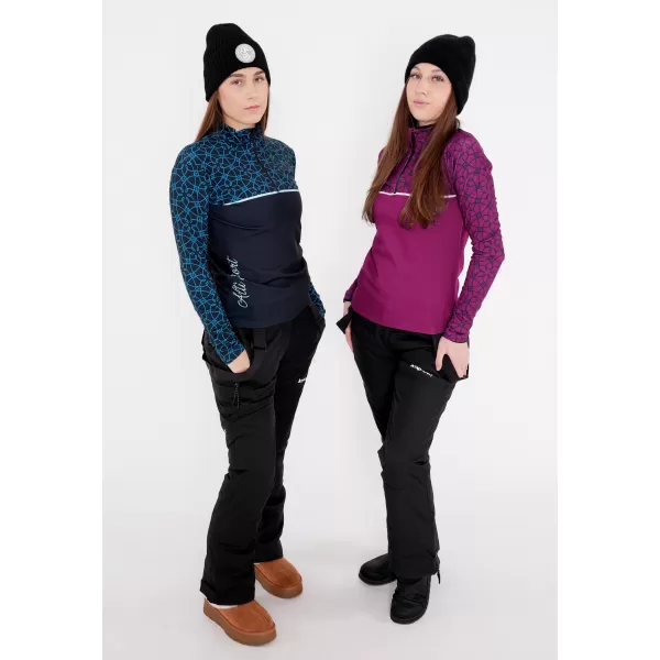  Frauenfunktionaler Thermo -Sweatshirt Premium ALTISPORT VOJ/ALW053TER03 LILA 