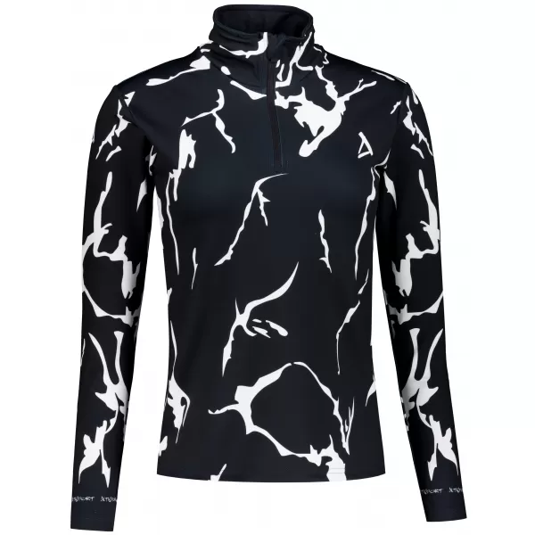  Frauenfunktionaler Thermo -Sweatshirt Premium ALTISPORT VOJ/ALW052TER03 SCHWARZ 