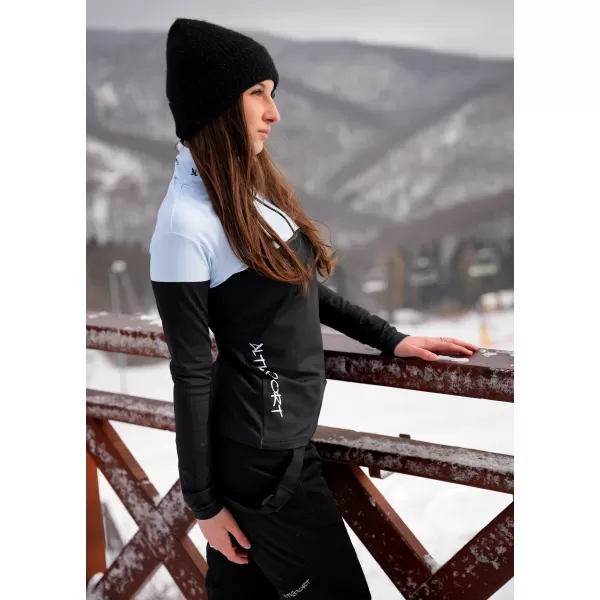  Frauenfunktionaler Thermo -Sweatshirt Premium ALTISPORT VOJ/ALW051TER03 HIMMLISCH BLAU 