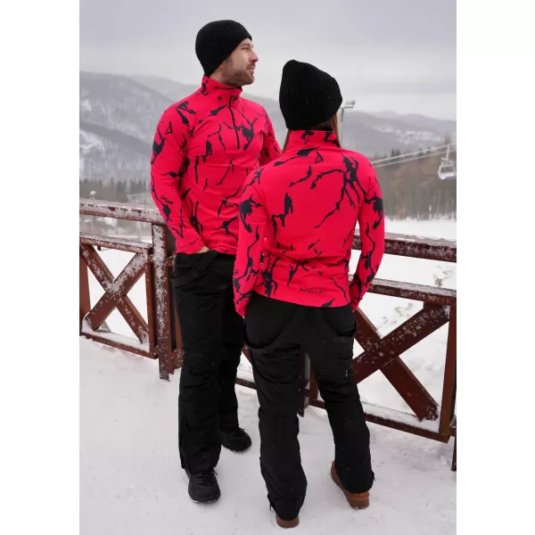  Frauenfunktionaler Thermo -Sweatshirt Premium ALTISPORT VOJ/ALW052TER03 ROT 