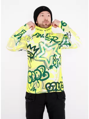 Funktionelle Thermo -Sweatshirt -Premium von Männern ALTISPORT VOJ/ALM054TER03 FLUO