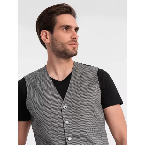  Weste OMBRE OM-BLZV-0111 GRAU 