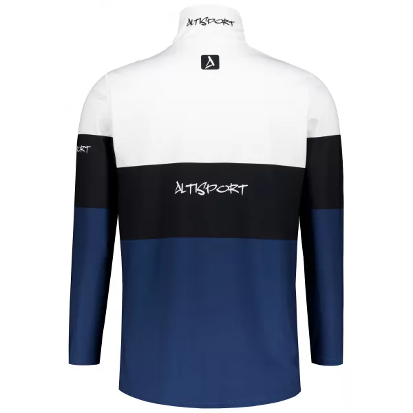  Funktionelle Thermo -Sweatshirt -Premium von Männern ALTISPORT VOJ/ALM051TER03 WEIß -BLAU 