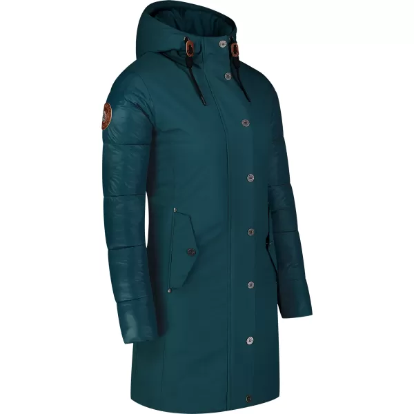  Wintermantel für Damen NORDBLANC WARMHUG NBWJL8073 DUNKELGRÜN 