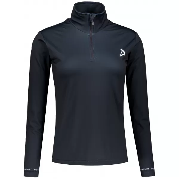  Frauenfunktionaler Thermo -Sweatshirt Premium ALTISPORT VOJ/ALW000TER03 SCHWARZ 
