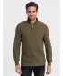 Herrenpullover OMBRE OM-SWZS-0105 OLIVE
