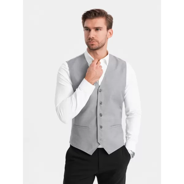  Weste OMBRE OM-BLZV-0112 GRAU 