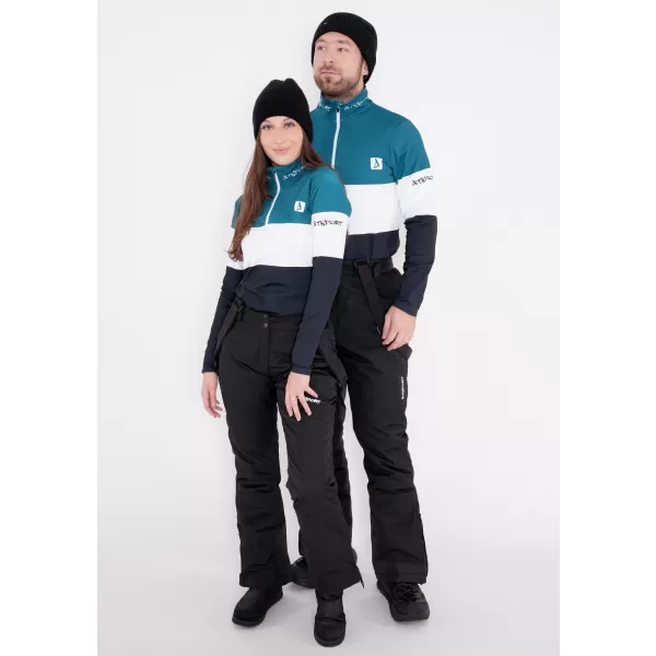  Funktionelle Thermo -Sweatshirt -Premium von Männern ALTISPORT VOJ/ALM051TER03 KEROSIN/SCHWARZ 