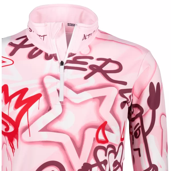  Frauenfunktionaler Thermo -Sweatshirt Premium ALTISPORT VOJ/ALW054TER03 ROSA 