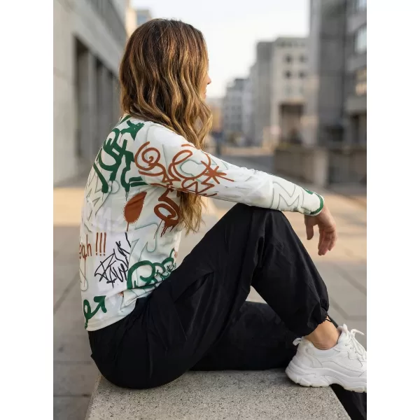  Frauenfunktionaler Thermo -Sweatshirt Premium ALTISPORT VOJ/ALW054TER03 GRÜN -BROWN 