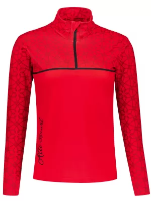 Frauenfunktionaler Thermo -Sweatshirt Premium ALTISPORT VOJ/ALW053TER03 ROT