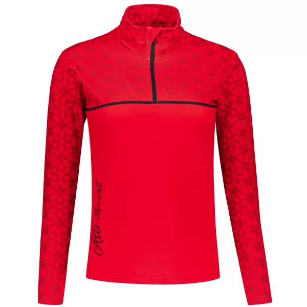  Frauenfunktionaler Thermo -Sweatshirt Premium ALTISPORT VOJ/ALW053TER03 ROT 