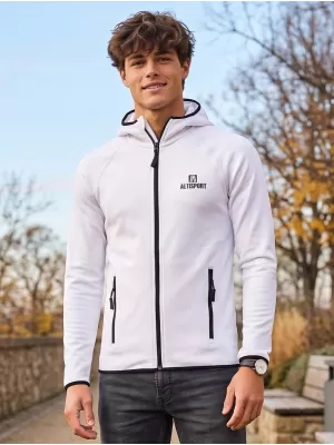 Herren funktionaler Sport -Sweatshirt ALTISPORT ALM006417 WEIß