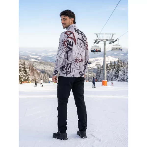  Funktionelle Thermo -Sweatshirt -Premium von Männern ALTISPORT VOJ/ALM054TER03 DUNKELGRAU 