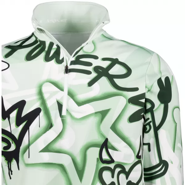  Funktionelle Thermo -Sweatshirt -Premium von Männern ALTISPORT VOJ/ALM054TER03 GRÜN 